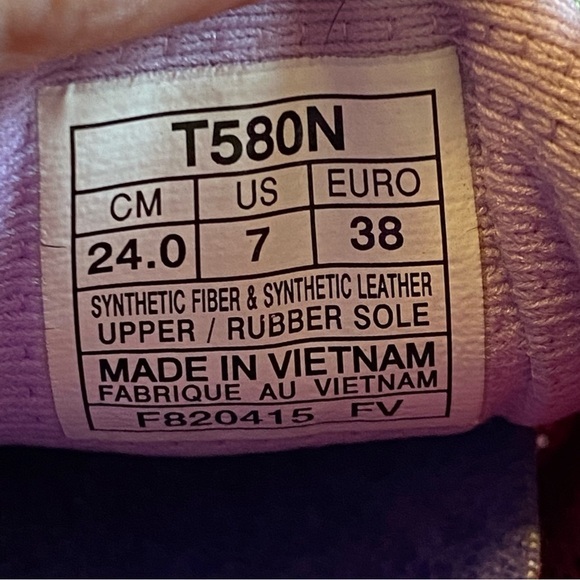 ASICS Shoes Women’s‎ Size 7 Lace Up Sneakers Mixed Colors - Picture 7 of 10